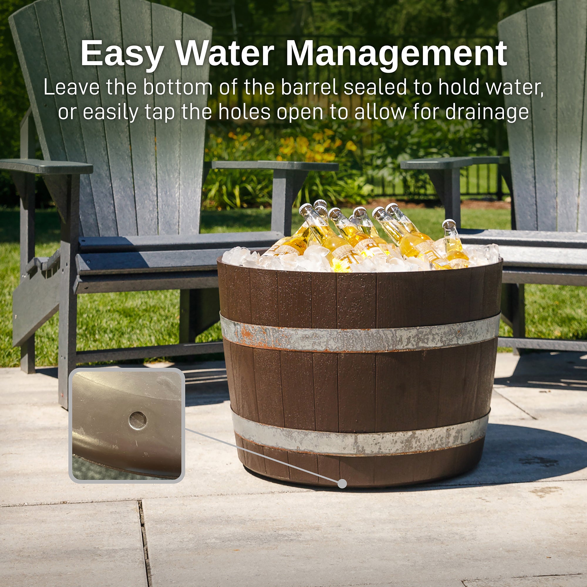 18 inch Better Barrel Planter (2 Pack)