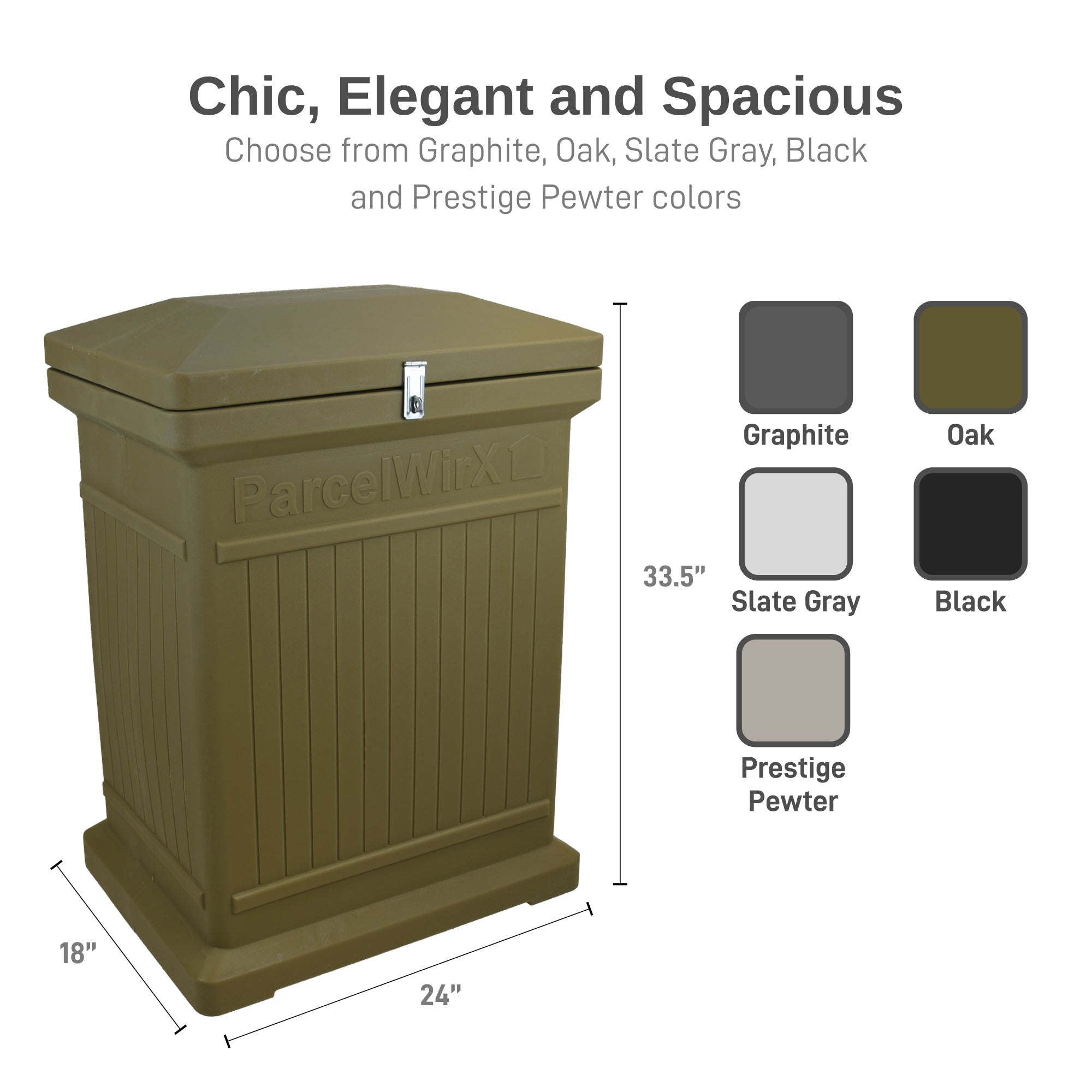 ParcelWirx Premium Vertical Package Delivery Box