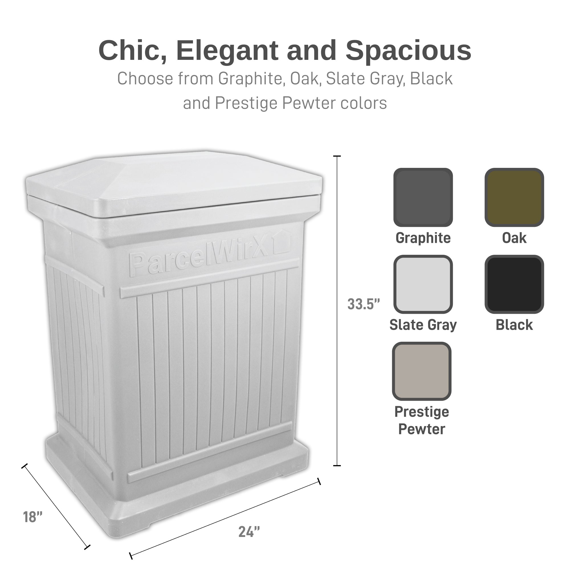 ParcelWirx Standard Vertical Package Delivery Box