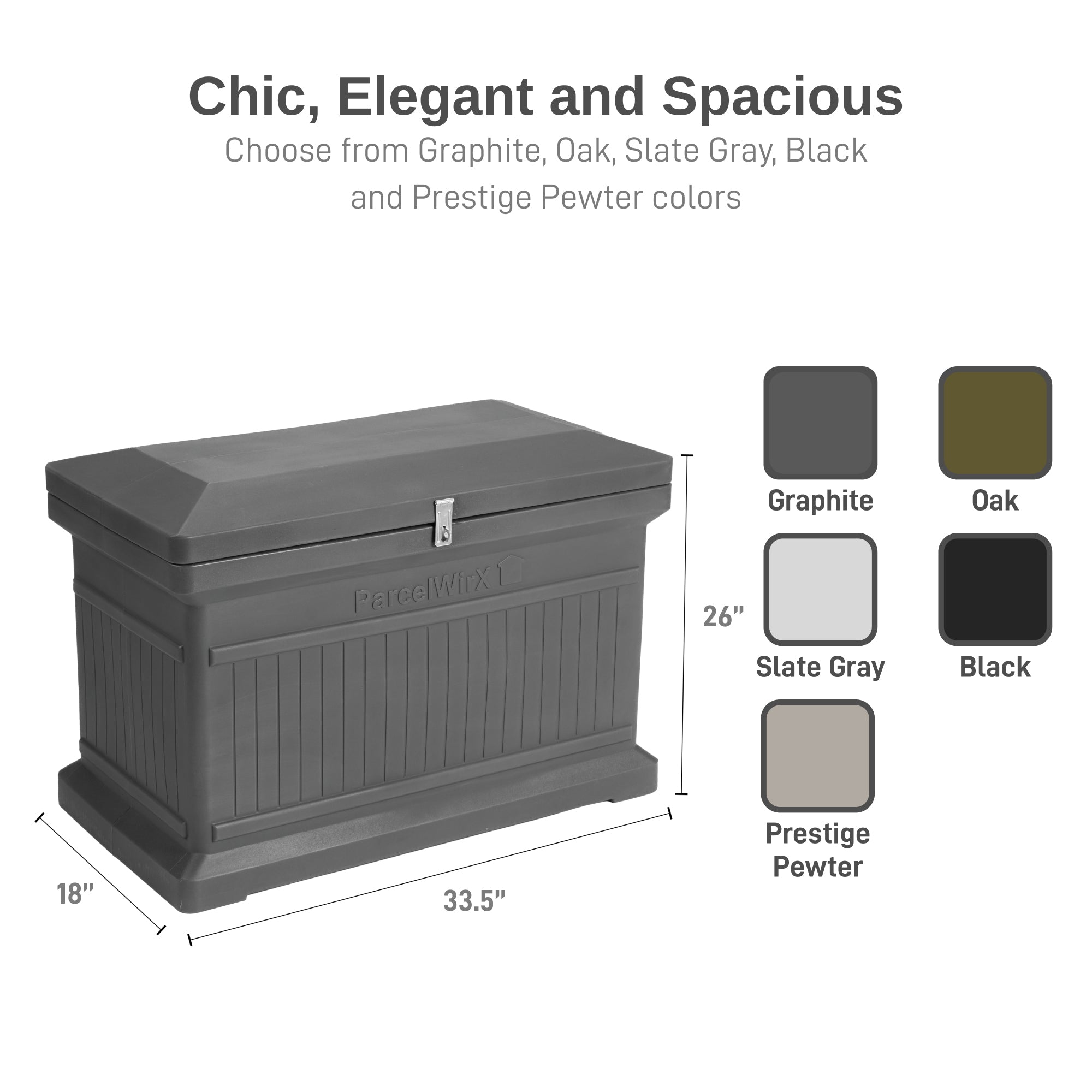 ParcelWirx Premium Horizontal Package Delivery Box