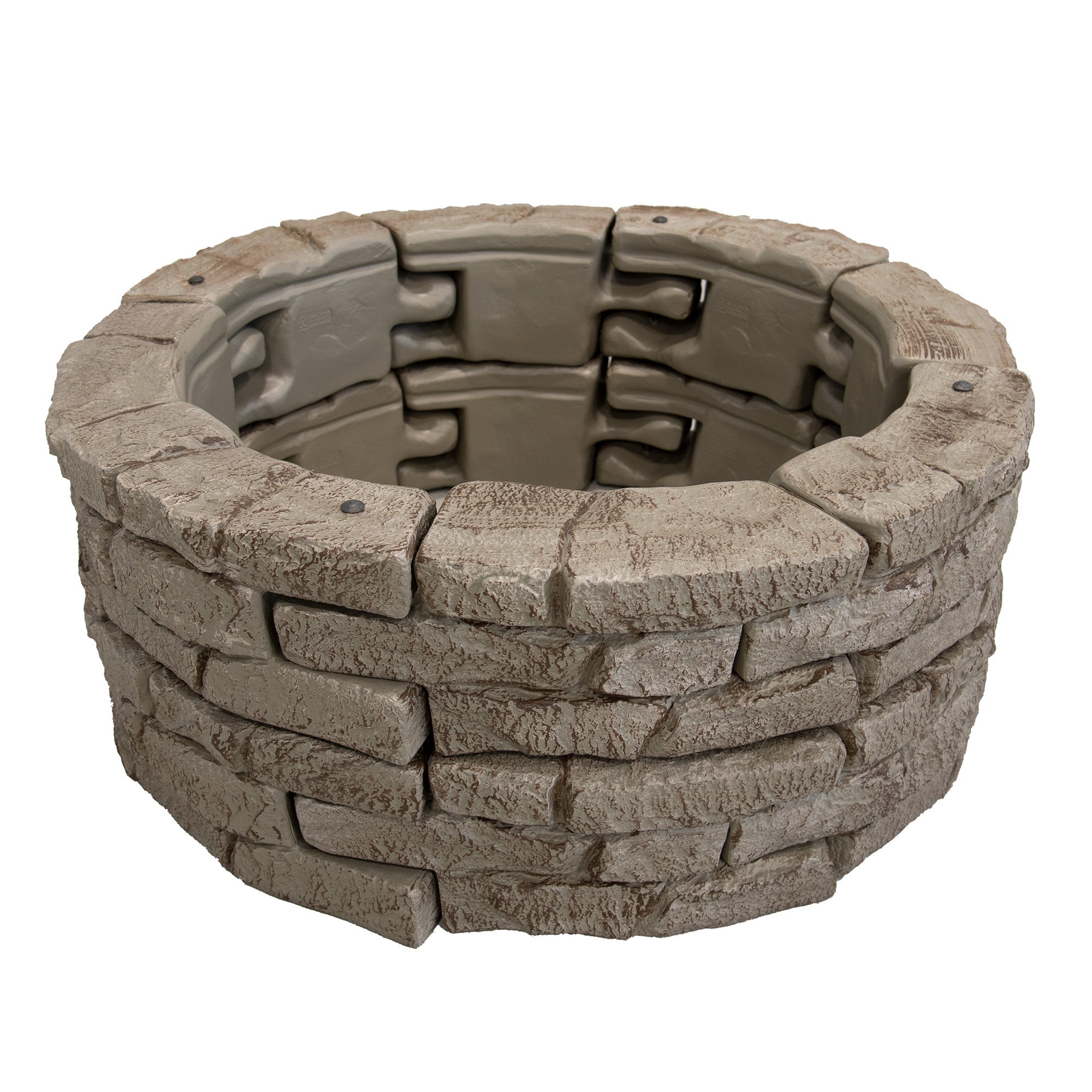 Rock Lock Raised Garden Bed Kit - 48 inch Round, 20 inch High