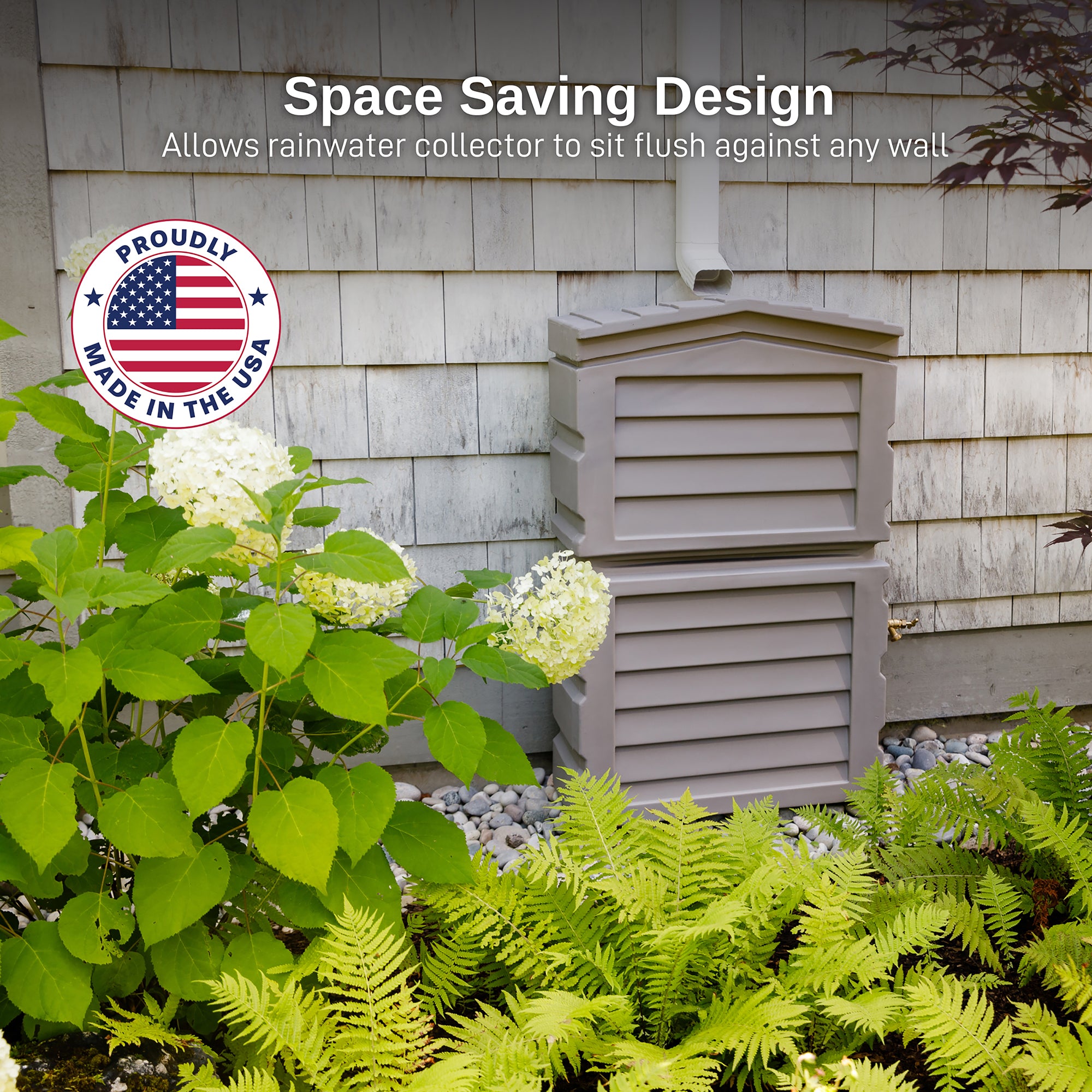 25 Gallon Rainwater Shed Collector