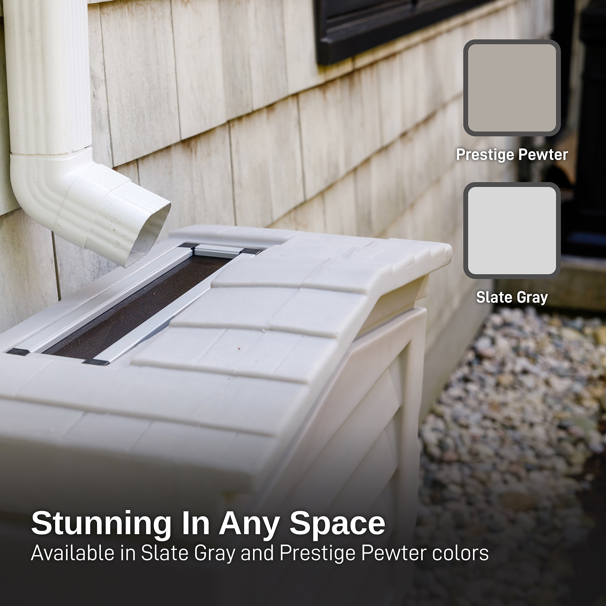 25 Gallon Rainwater Shed Collector