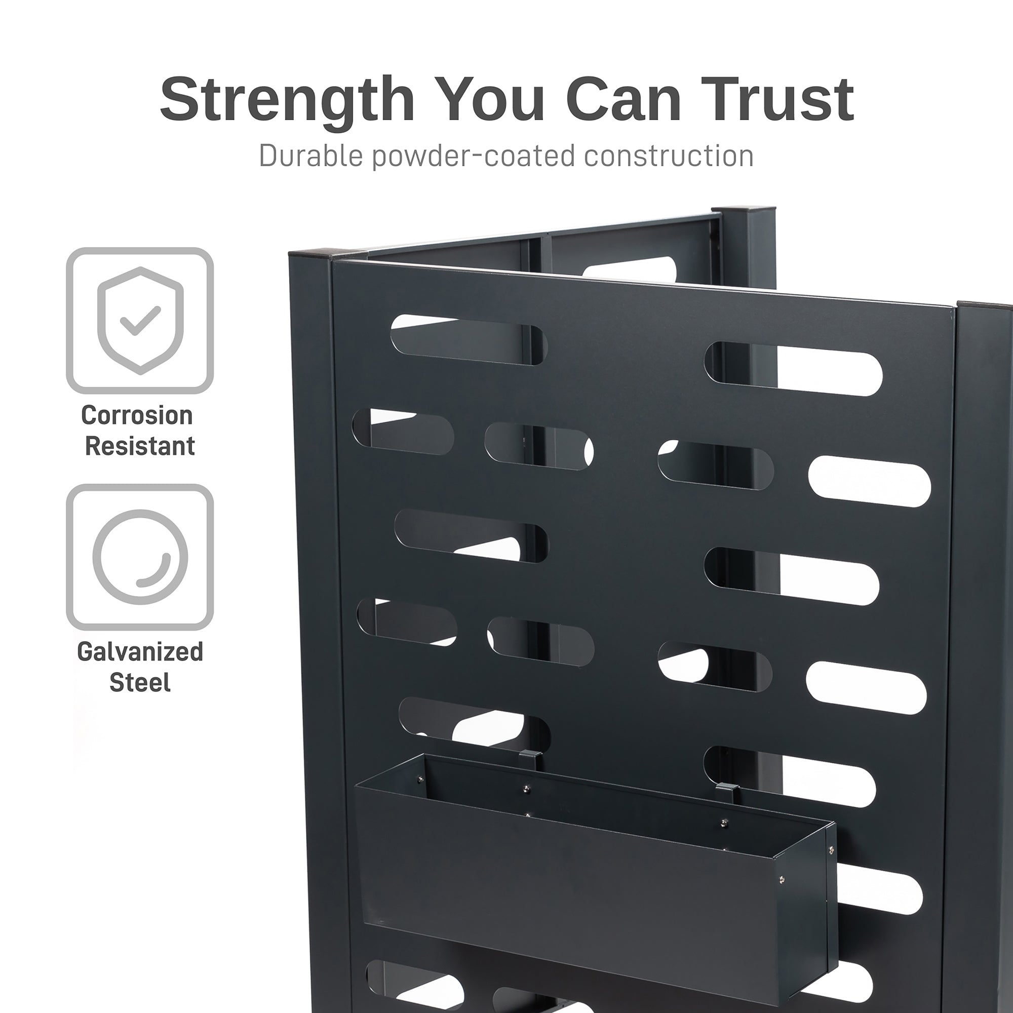 Premium Aluminum Air Conditioner Planter Screen Extra Large 36x36x45 inch