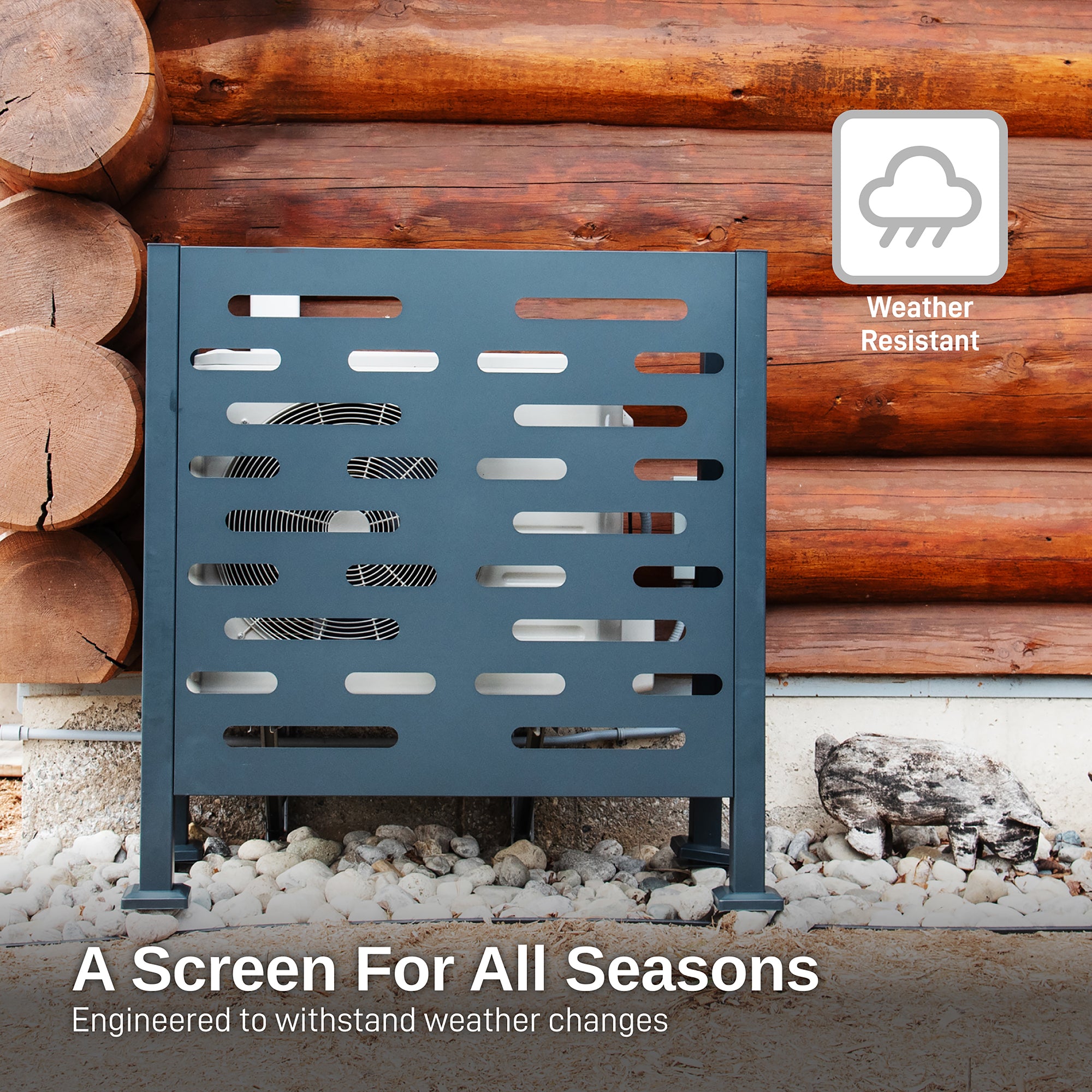 Premium Aluminum Air Conditioner Planter Screen Medium 46x22x35 inch