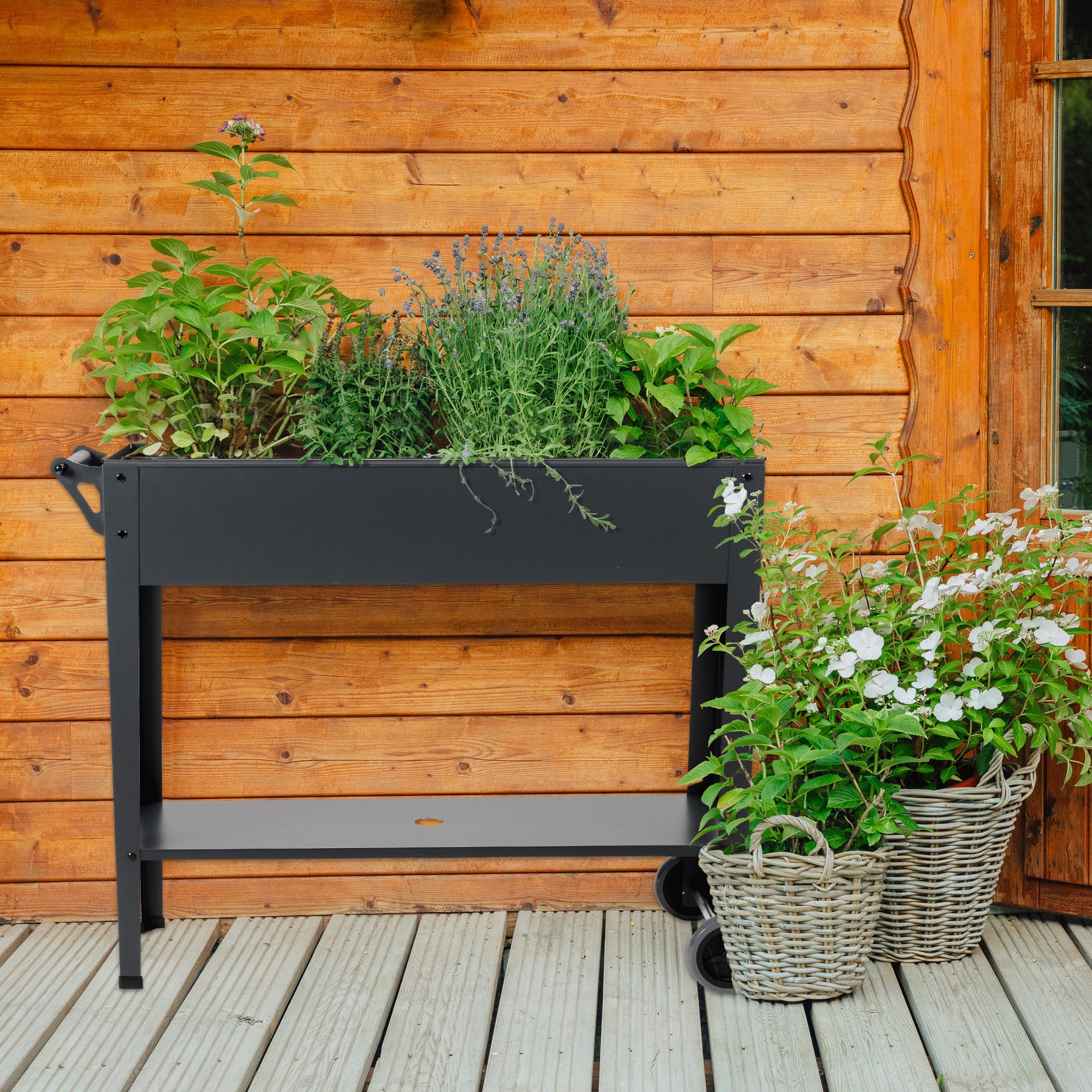 Raised Planter Cart