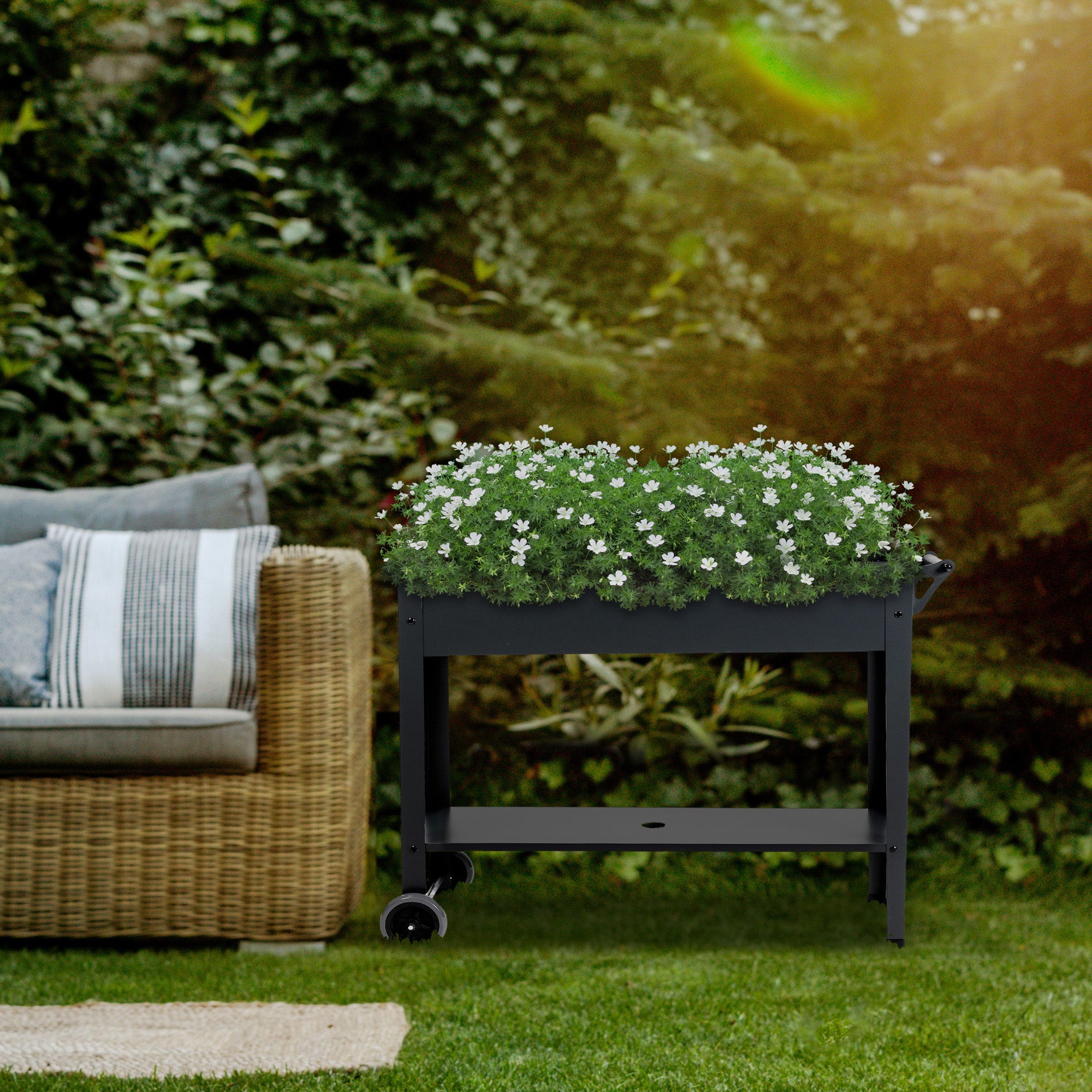 Raised Planter Cart