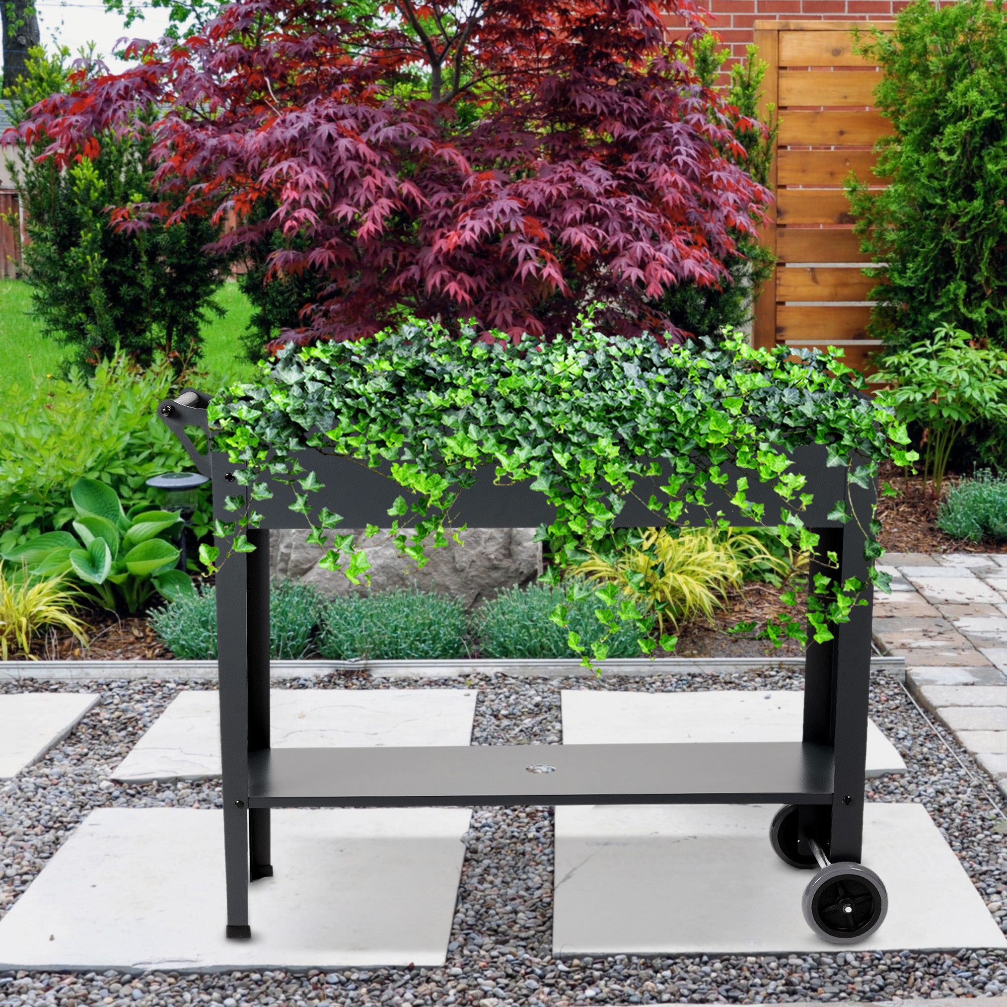 Raised Planter Cart