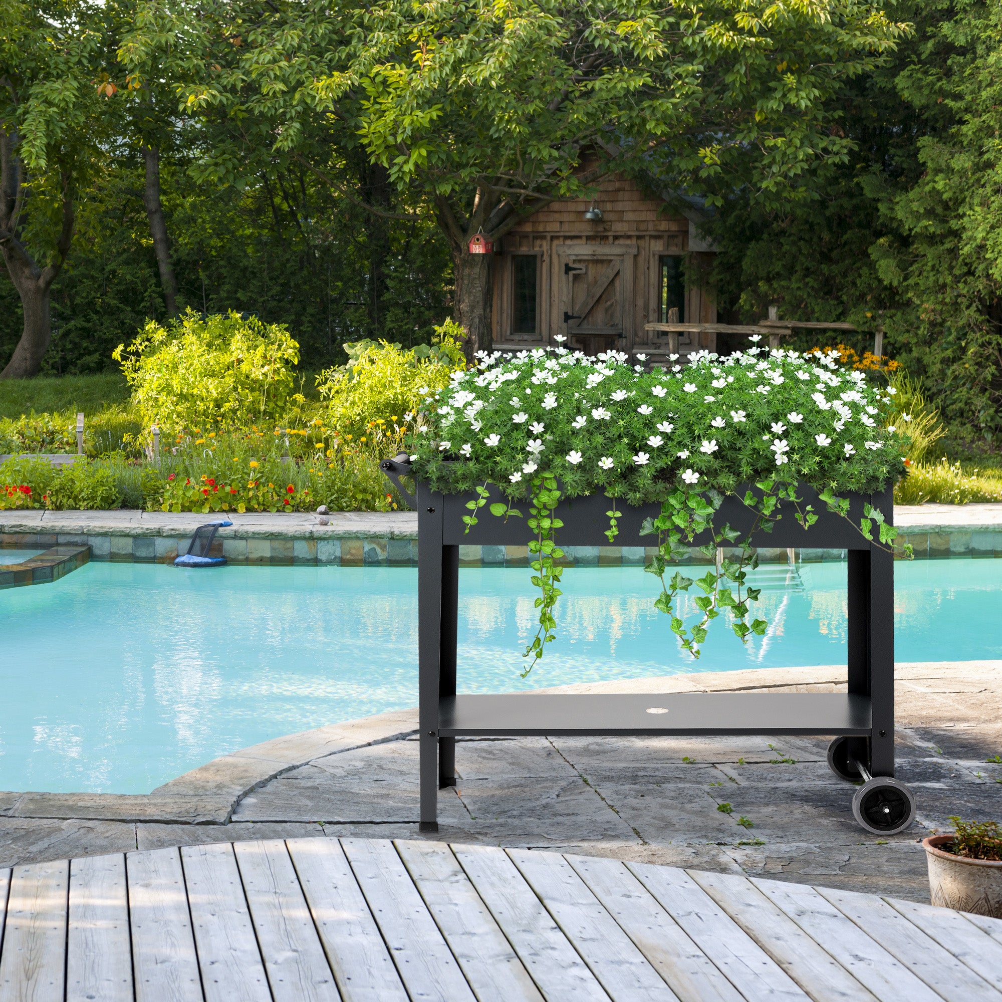 Raised Planter Cart