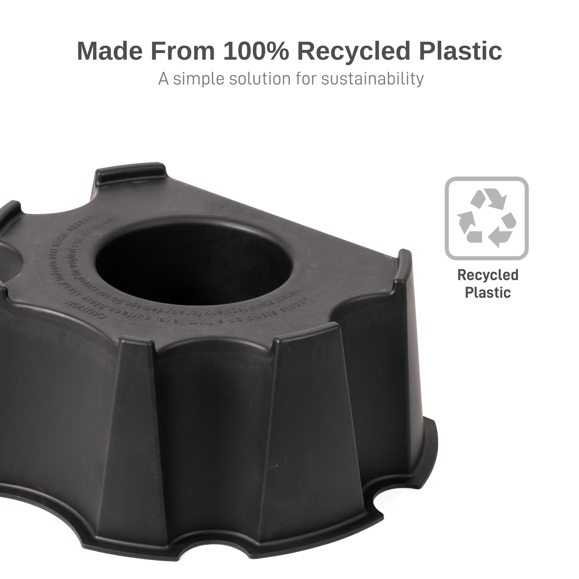 Flat Back Rain Barrel Stand