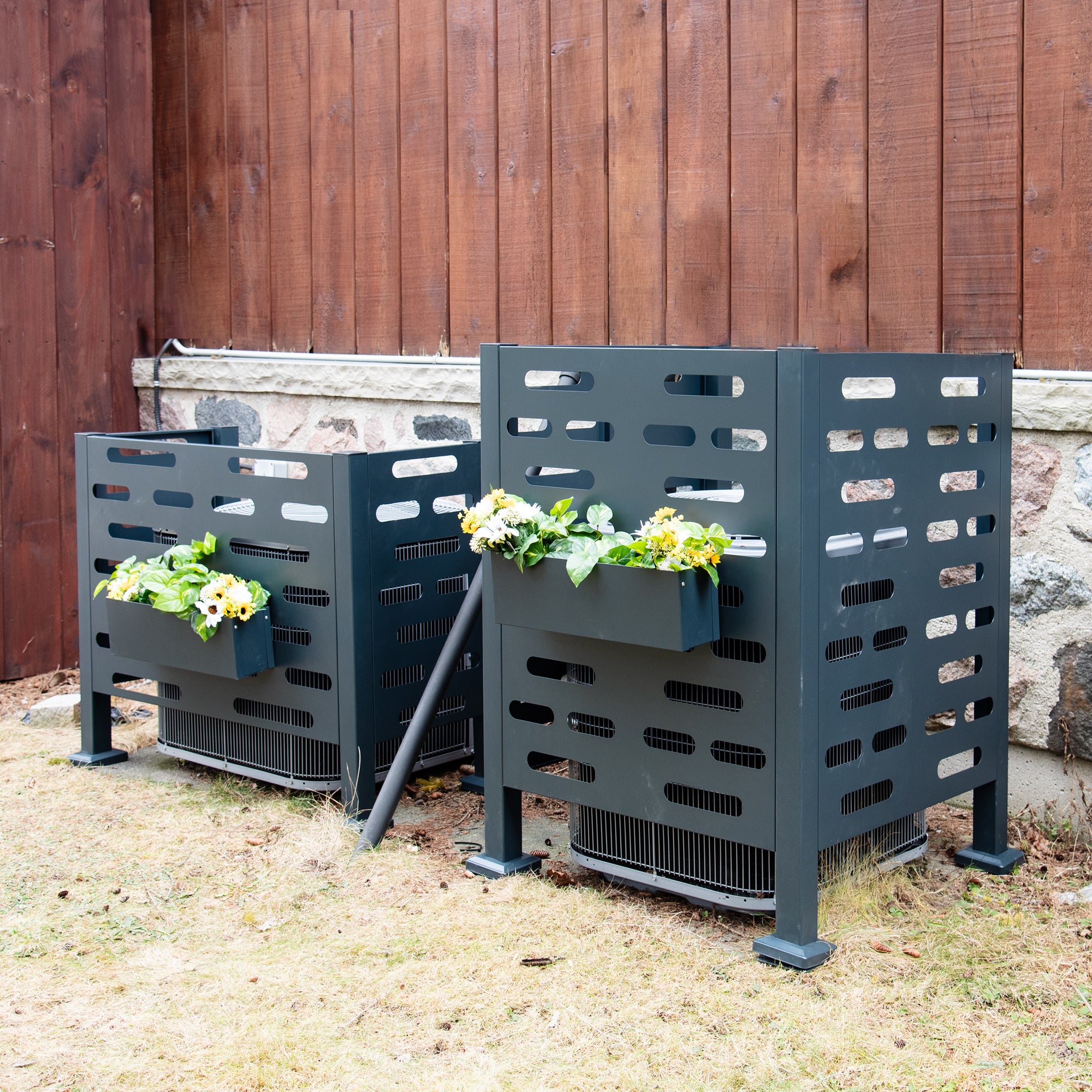 Air Conditioner Screens w/Planters