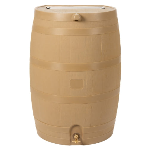 RTS Home Accents 35 Gal. Rain Barrel with Planter - Thumbnail 5