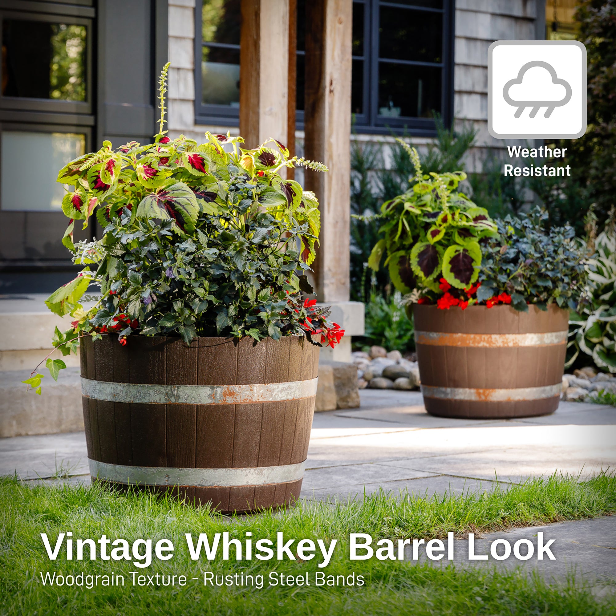 18 inch Better Barrel Planter (2 Pack)