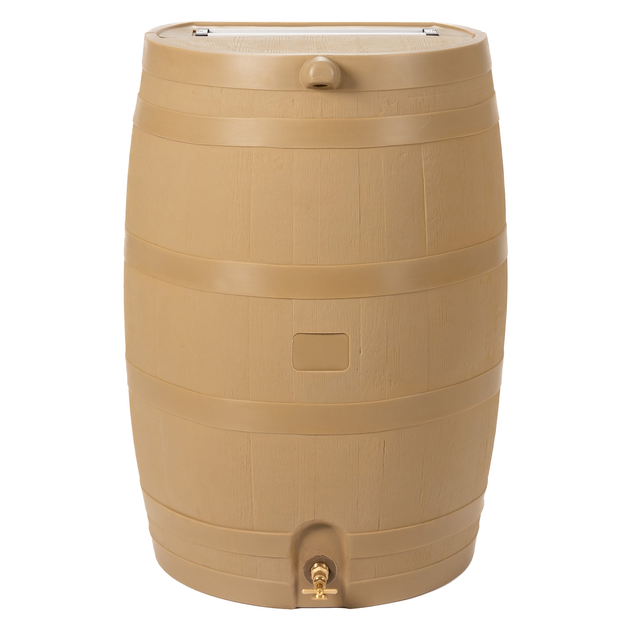 50 Gallon Flat Back Rain Barrel