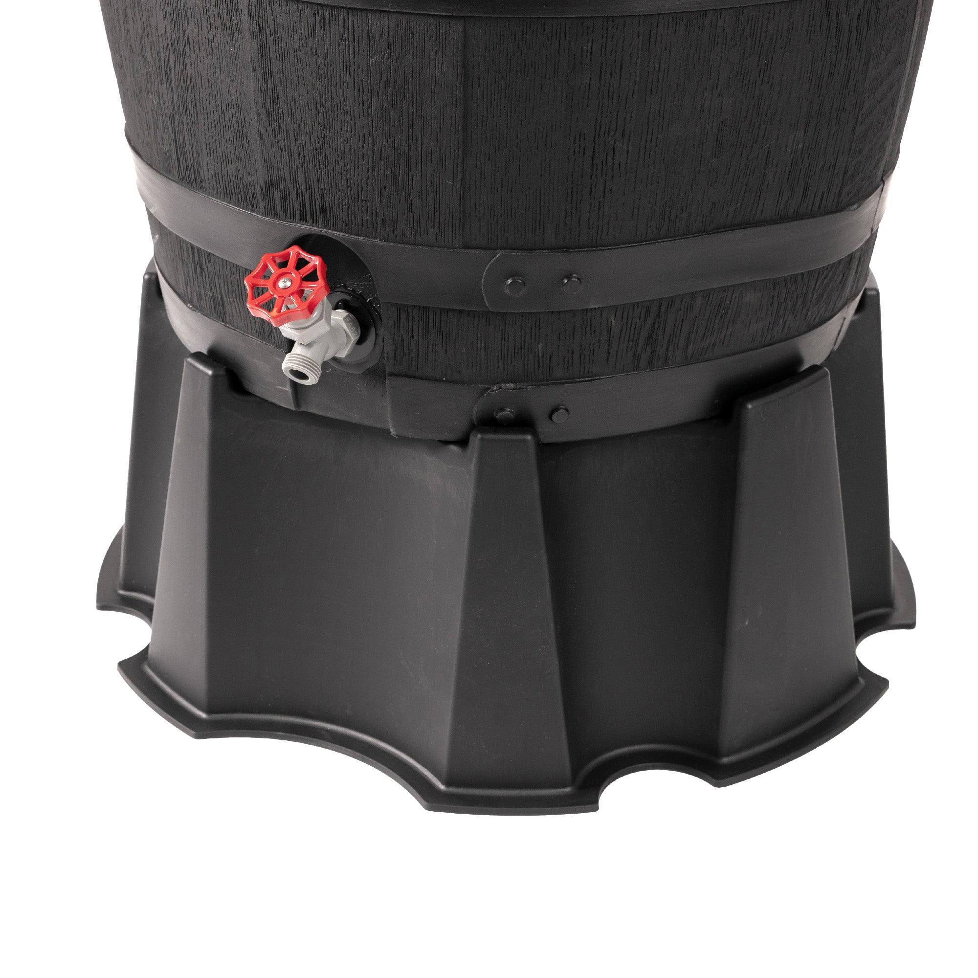 Flat Back Rain Barrel Stand