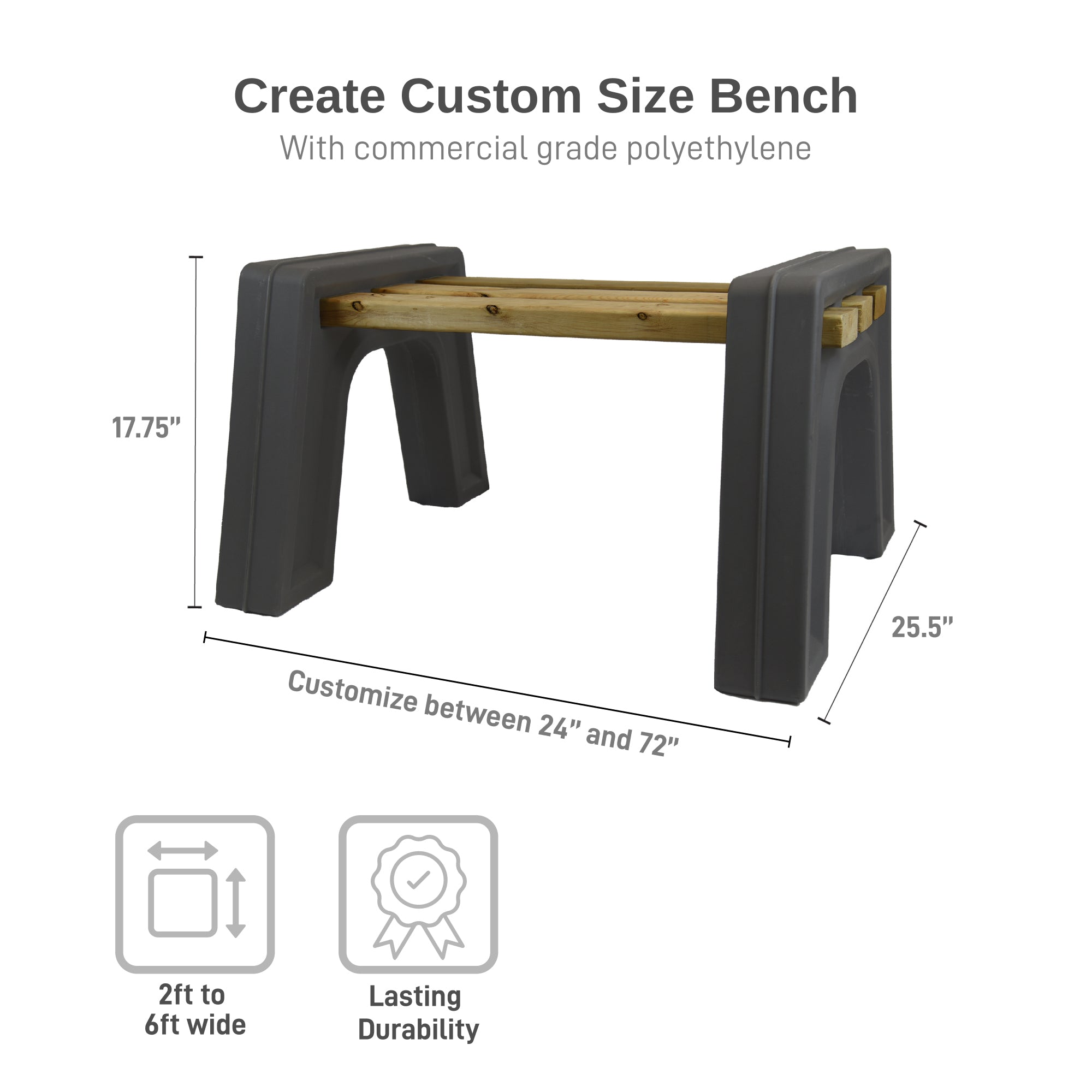 Modern Bench Ends Without Backrest