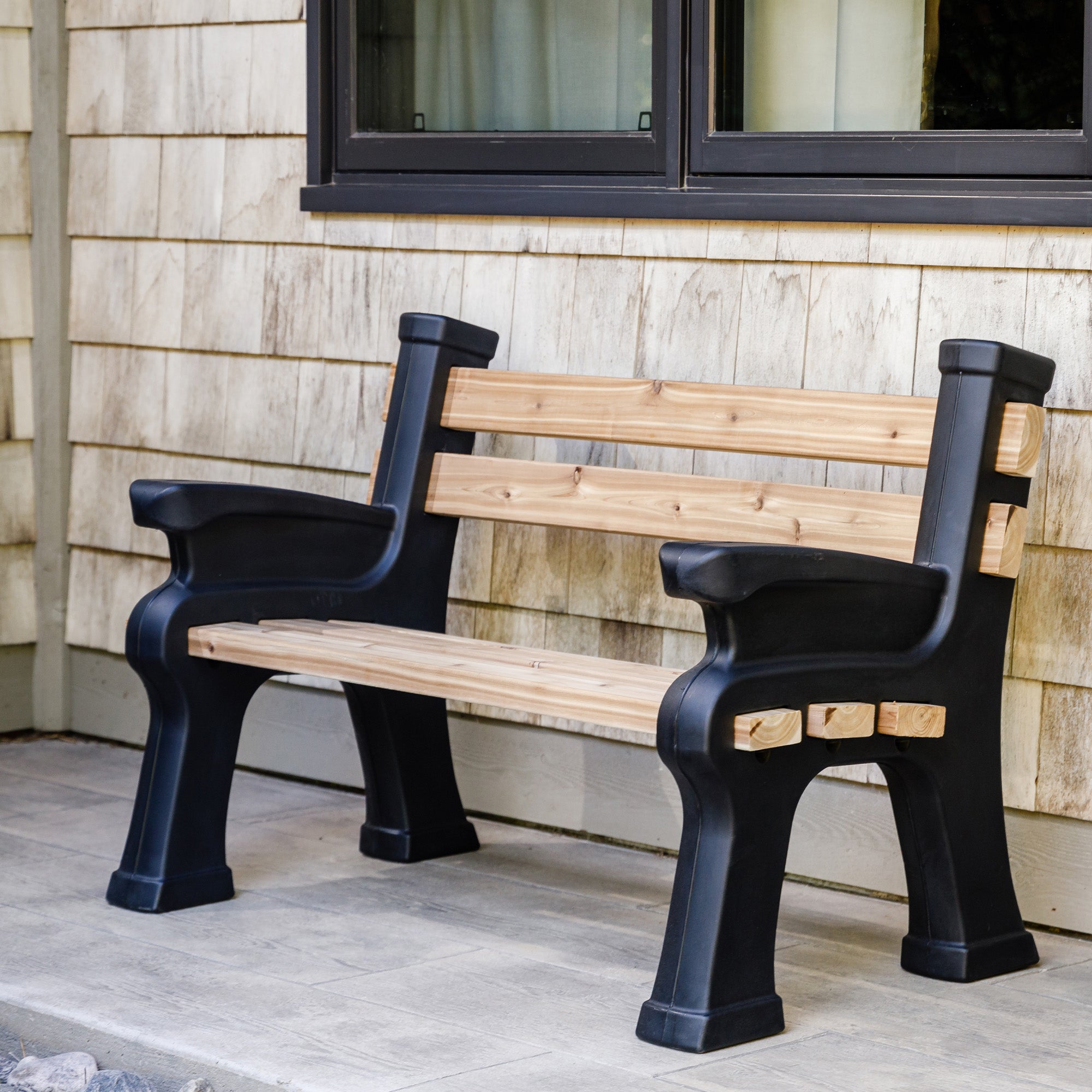 Classic Bench Ends With Armrest